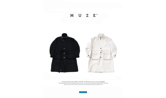 断ち切りデザインを施したWOOL CHESTER COATが登場