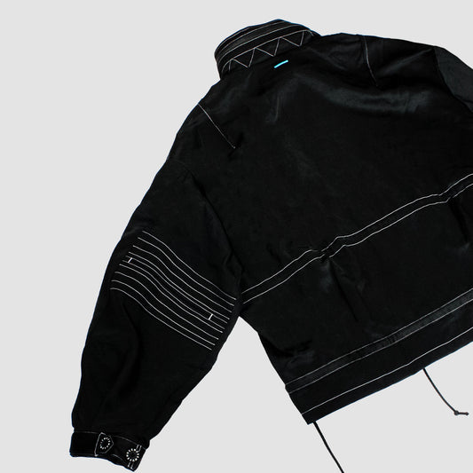 MUZE TURQUOISE LABEL - M-65 SHORT BLOUSON(BLACK × WHITE) ミューズ ショート ブルゾン ブラック ホワイト