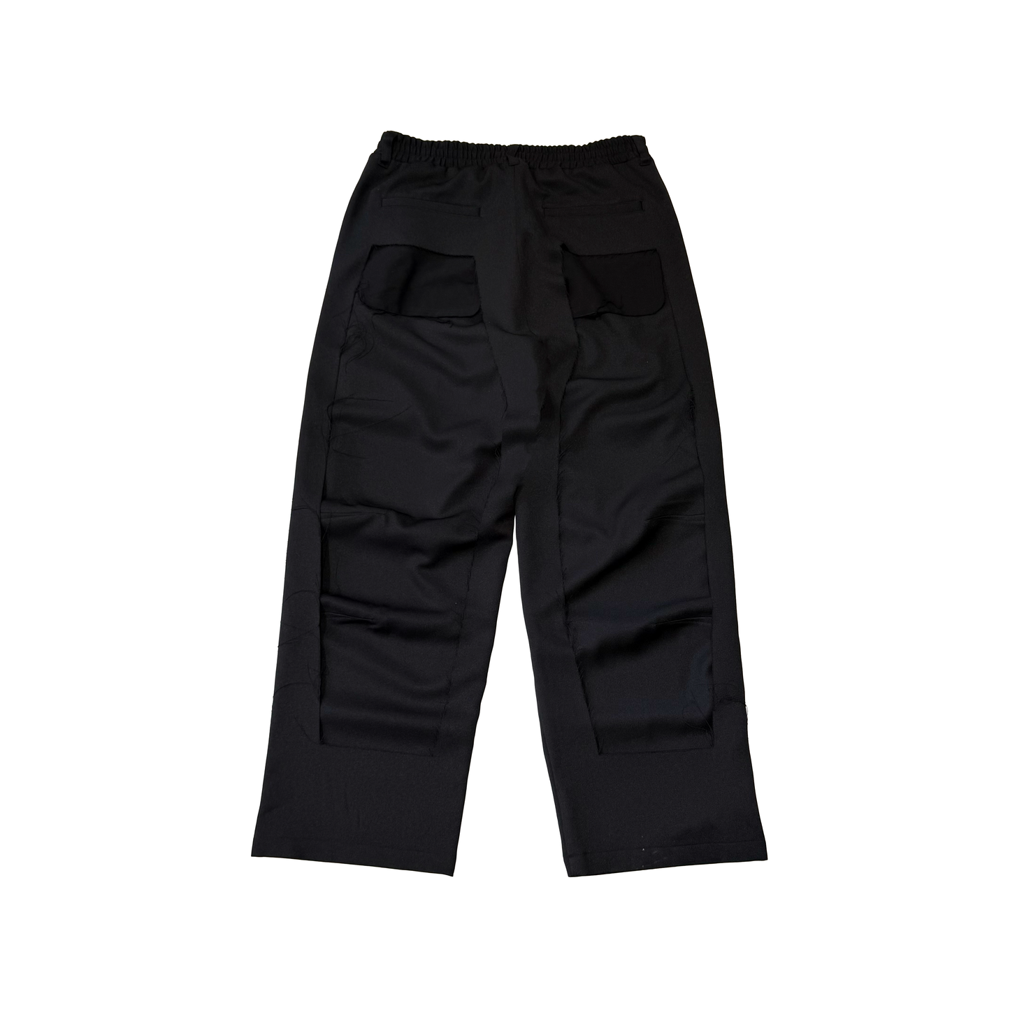 MUZE TURQUOISE LABEL -【TWILL 3D TROUSERS(BLACK×BLACK)】ミューズ ツウィル トラウザー ブラック