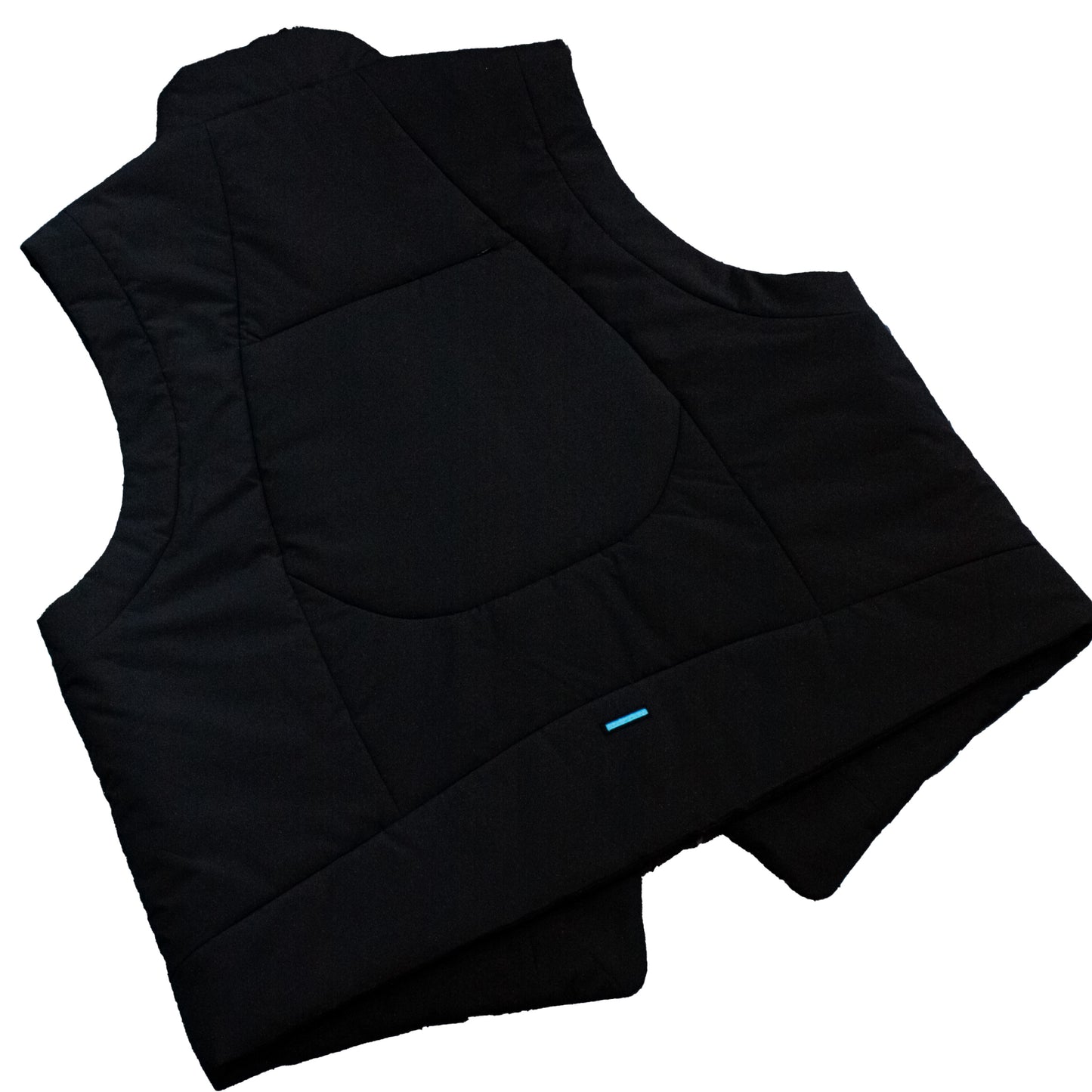 MUZE TURQUOISE LABEL -【PADDED CURVE VEST(BLACK)】ミューズ パデット カーブ ベスト ブラック