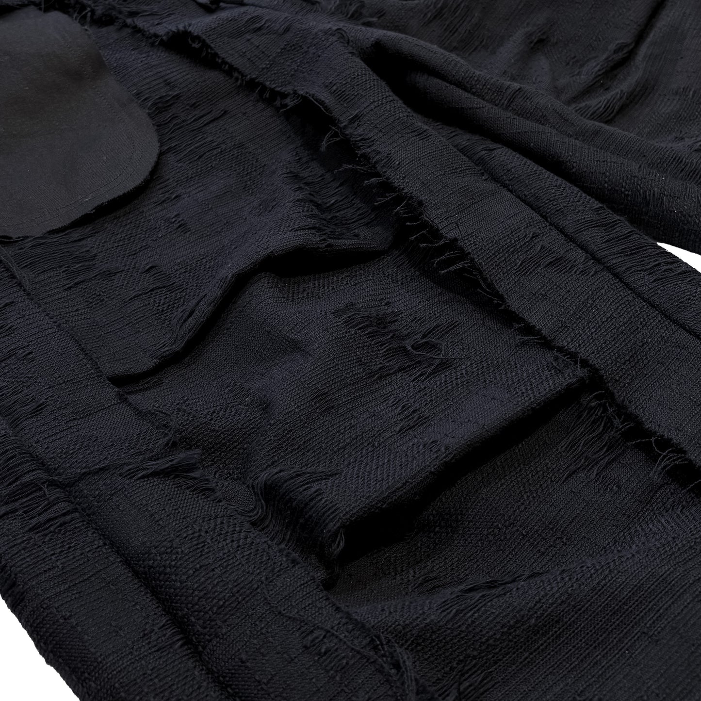 MUZE TURQUOISE LABEL ×MINUS -【CUT JACQUARD 3D TROUSERS(BLACK)】ミューズ マイナス カットジャガード トラウザー ブラック