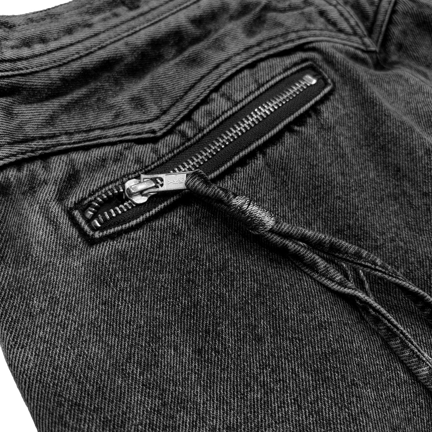 MUZE TURQUOISE LBEL × FACCIES - 【MULTI-POCKET DENIM CARGO(CHARCOAL) 】ミューズ ファッチーズ マルチポケット カーゴ デニム チャコール