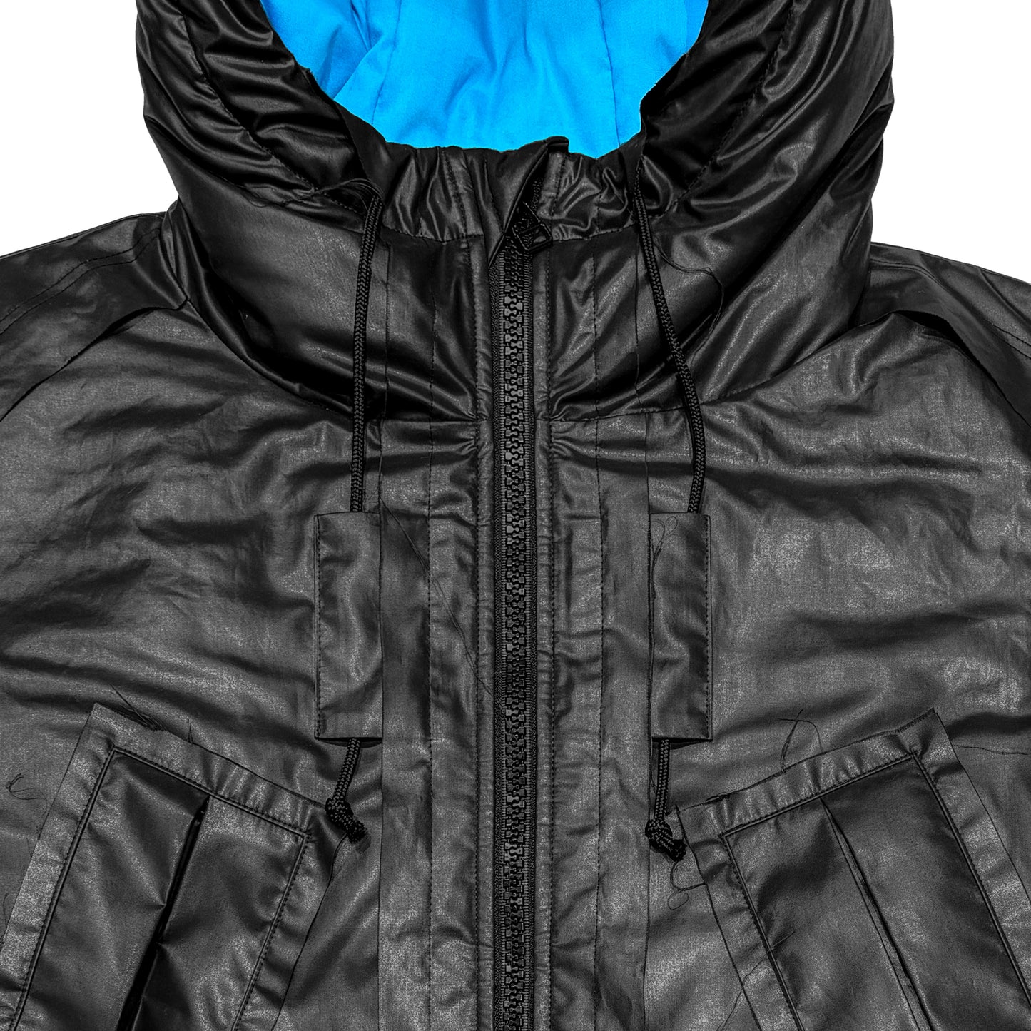 MUZE TURQUOISE LABEL -【INSIDE OUT BIG WAX JACKET(BLACK)】ミューズ インサイドアウト ビッグ ワックス ジャケット ブラック