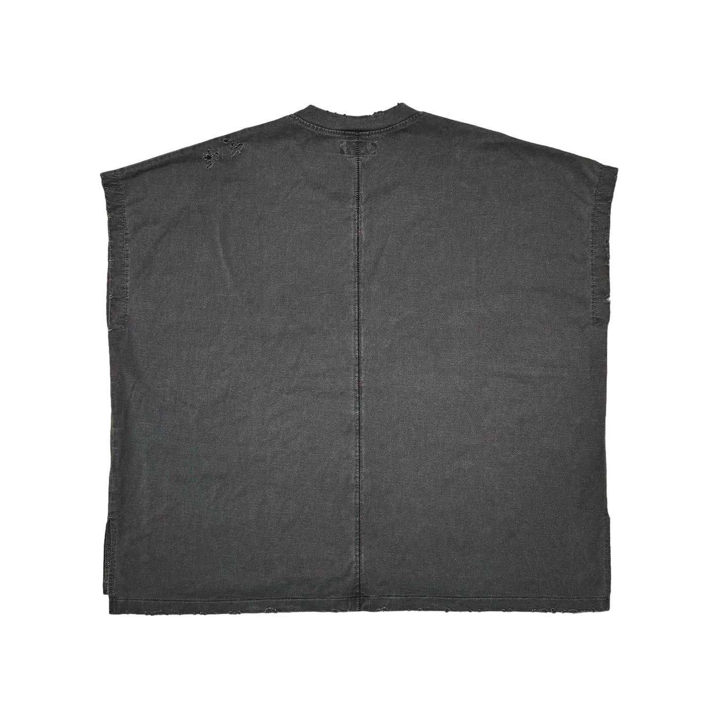 MINUS -【Pocket Tunic With Damaged(AGED BLACK)】マイナス ポケット チュニック ダメージ ブラック Tシャツ