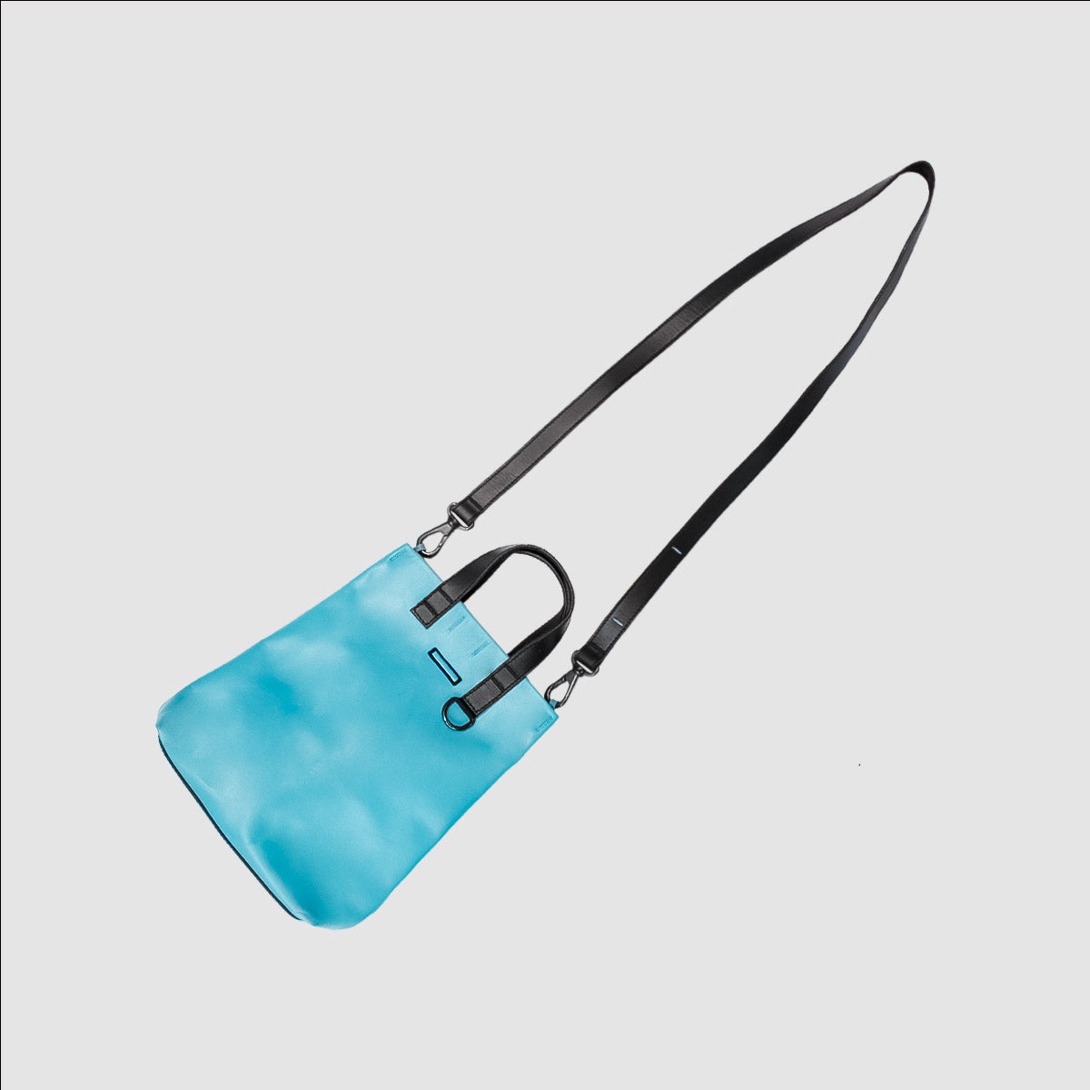 MUZE TURQUOISE LABEL - LEATHER SHOULDER BAG "Teddy" (TURQUOISE) ミューズ レザー ショルダーバッグ "テディ” ターコイズ