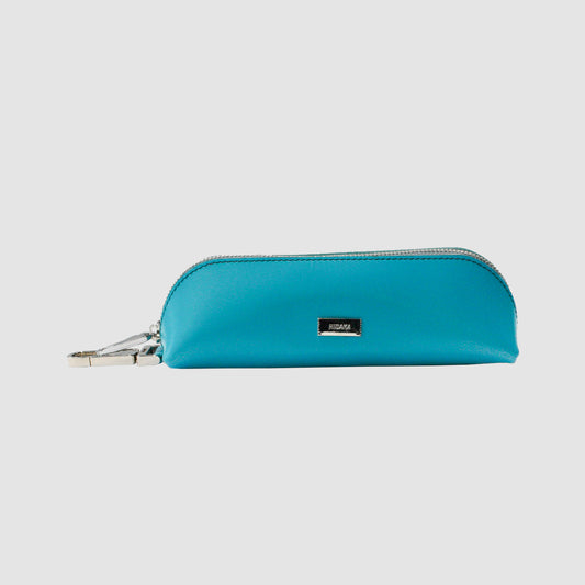 MUZE TURQUOISE LABEL - ×HIDAKA CARABINER PEN CASE(TURQUOISE×BLACK)ミューズ ヒダカ ペンケース ターコイズ×ブラック