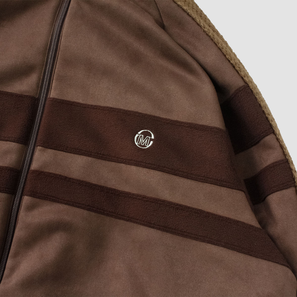 MUZE TURQUOISE LABEL - SWITCHING TRACK BLOUSON(BROWN)ミューズ トラック ジャケット ブラウン