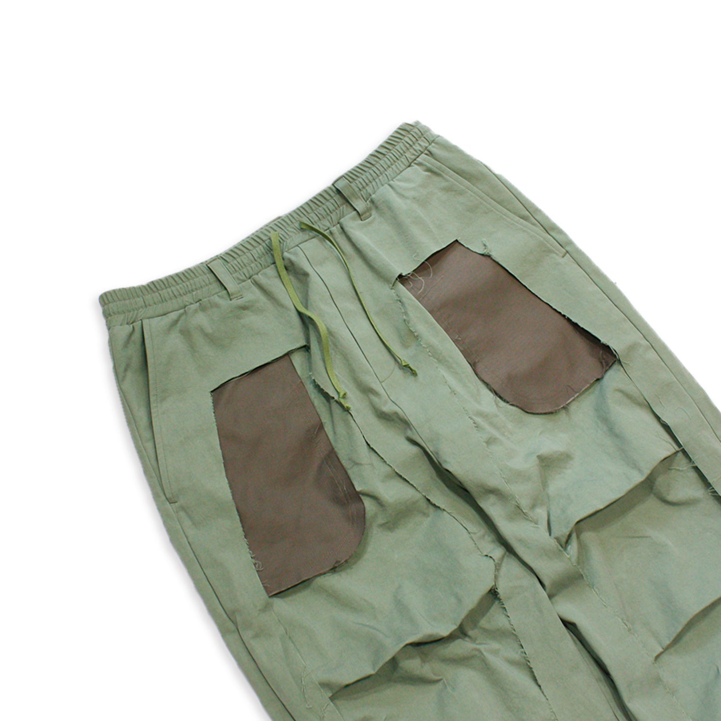 MUZE TURQUOISE LABEL - 【COTTEN DYED TWILL 3D TROUSERS(KHAKI)】ミューズ コットン ツイル トラウザー カーキ