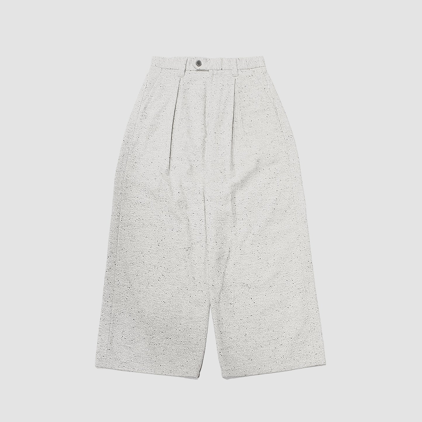 【予約 / 11月お届け予定】MUZE TURQUOISE LBEL - OVERSIZED BIG WOOL TROUSERS(GRAY)(WHITE)