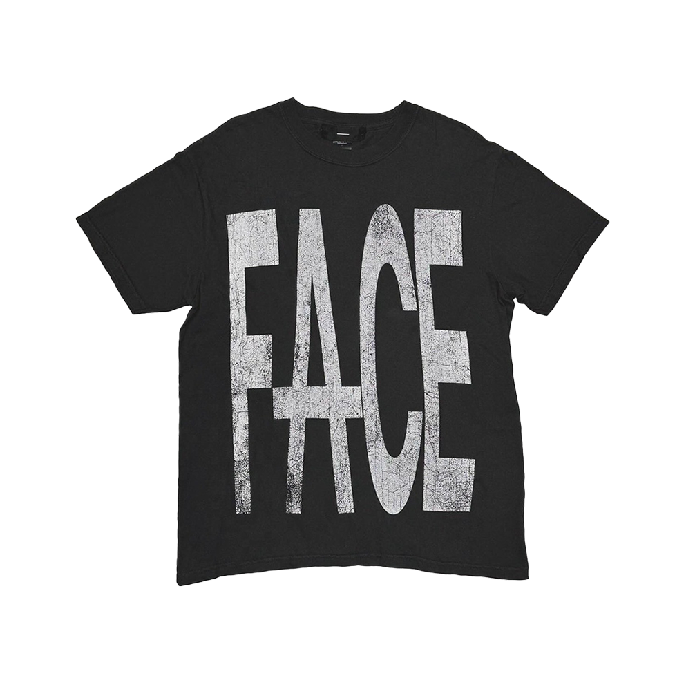 MINUS -【Bootleg Tee(FACE FUCT)(5YEARS BLACK)】マイナス グラフィック Tシャツ ブラック