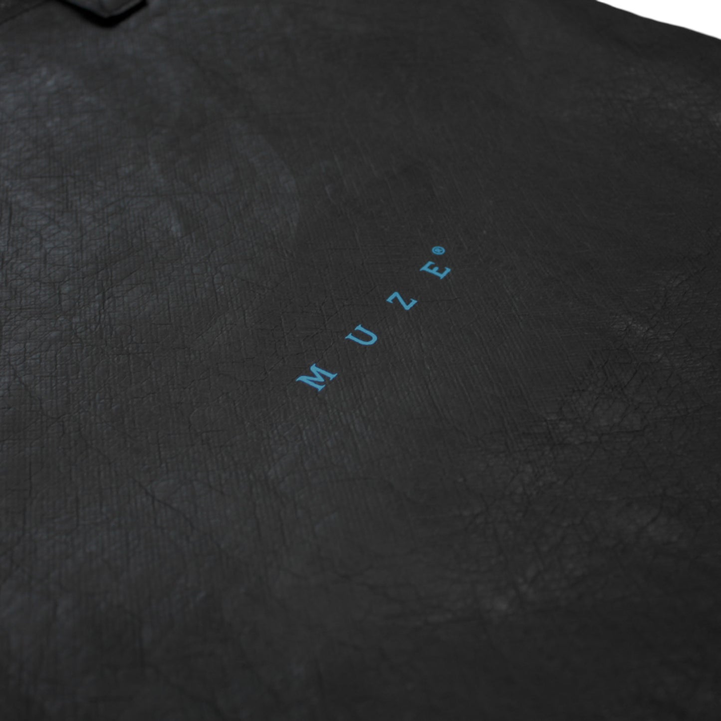 MUZE -【MUZE Tyveck®︎ PURSE TOTE BAG(BLACK×TURQUOISE)】ミューズ タイベック 巾着 トート バッグ ブラック ターコイズ