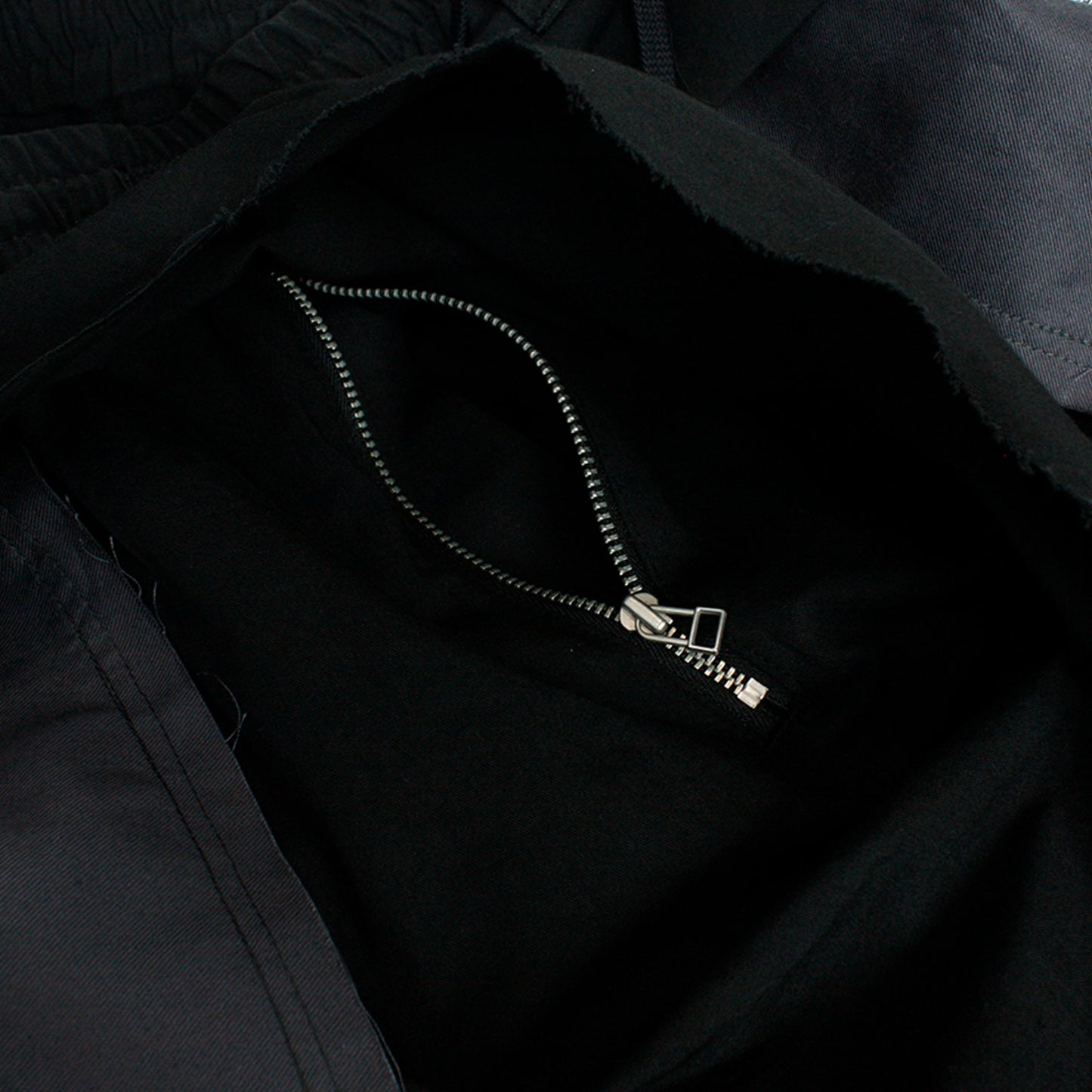 MUZE TURQUOISE LABEL - 【COTTEN DYED TWILL 3D TROUSERS(BLACK)】ミューズ コットン ツイル トラウザー ブラック