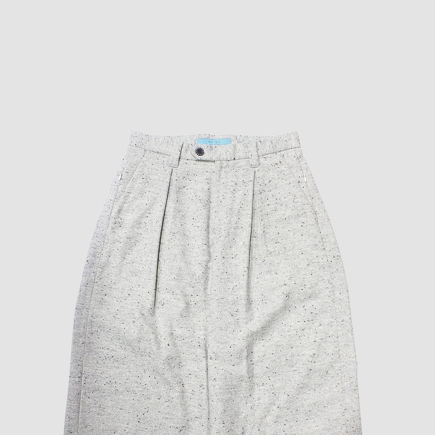 【予約 / 11月お届け予定】MUZE TURQUOISE LBEL - OVERSIZED BIG WOOL TROUSERS(GRAY)(WHITE)