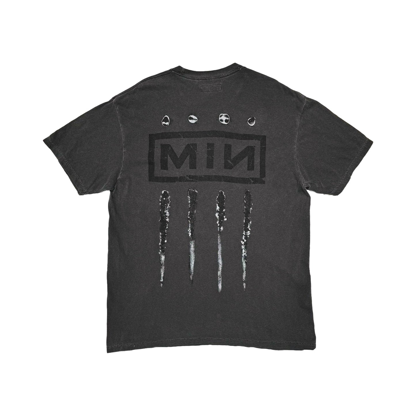 MINUS -【Bootleg Tee(MONOCHROME SHINE)(10 YEARS BLACK)】マイナス ブートレグ Tシャツ ブラック