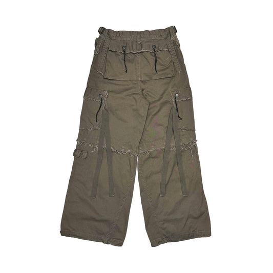 MINUS -【Slash Seam Twist Cargo Pants(AGED TWILL)(SAND)】マイナス カーゴ パンツ チノ サンド