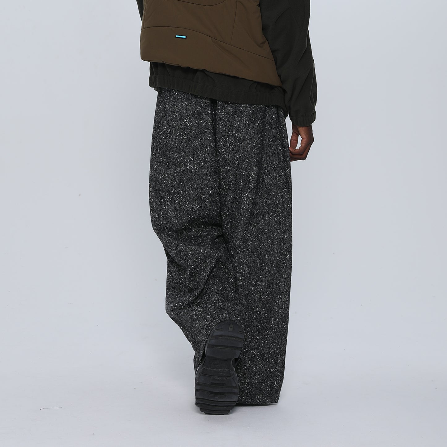 MUZE TURQUOISE LABEL -【OVERSIZED BIG WOOL WIDE TROUSERS(GRAY)】ミューズ オーバーサイズ ビッグ ワイド トラウザー グレー