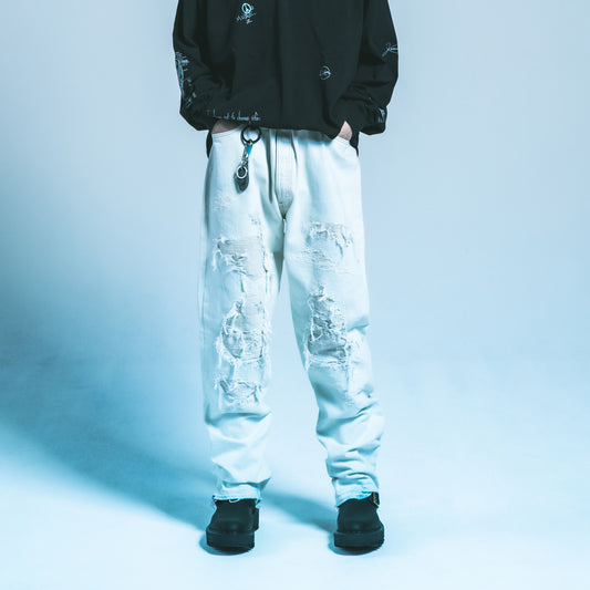 MUZE CLASSICO - ×MINUS 100YEARS WORK JEANS (BAGGY) ミューズ マイナス 2023年春夏 ワークジーンズ バギー