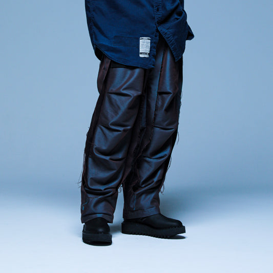 MUZE TURQUOISE LABEL - SOLARO 3D TROUSERS(BROWN)ミューズ ソラーロ トラウザー ブラウン