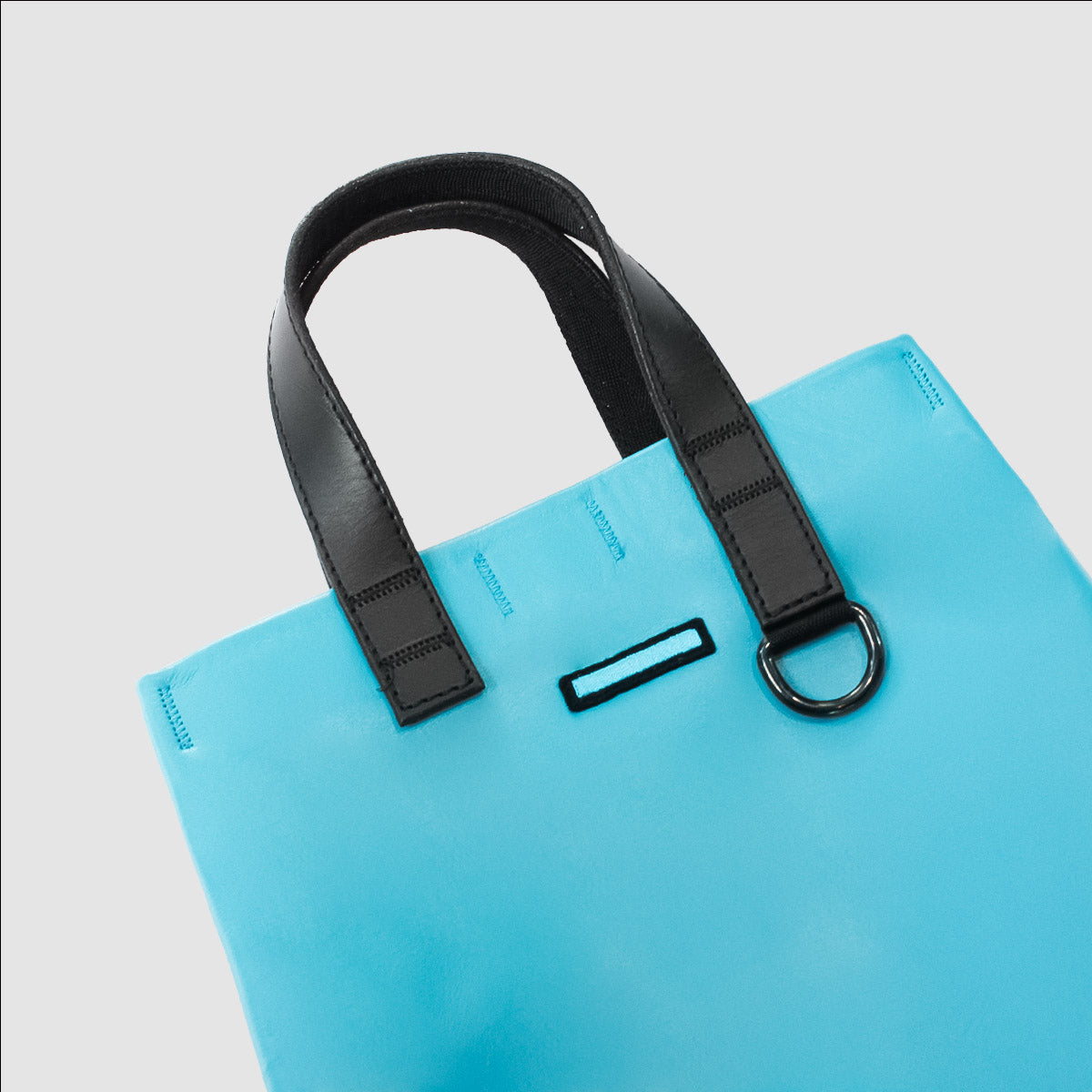 MUZE TURQUOISE LABEL - LEATHER SHOULDER BAG "Teddy" (TURQUOISE) ミューズ レザー ショルダーバッグ "テディ” ターコイズ