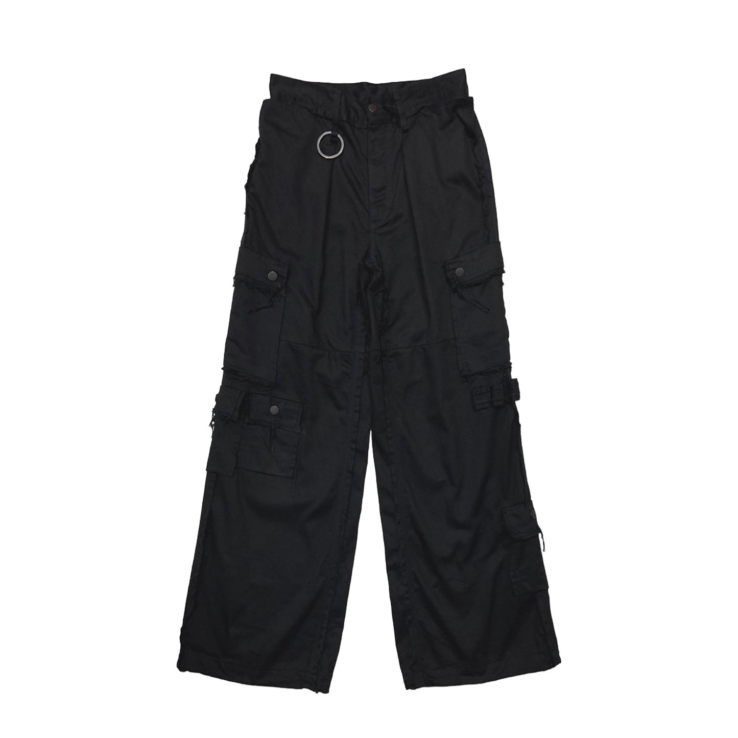 MINUS -【Slash Seam HBT Cargo(CLASSIC TWILL)(BLACK)】マイナス ツイル カーゴ パンツ ブラック