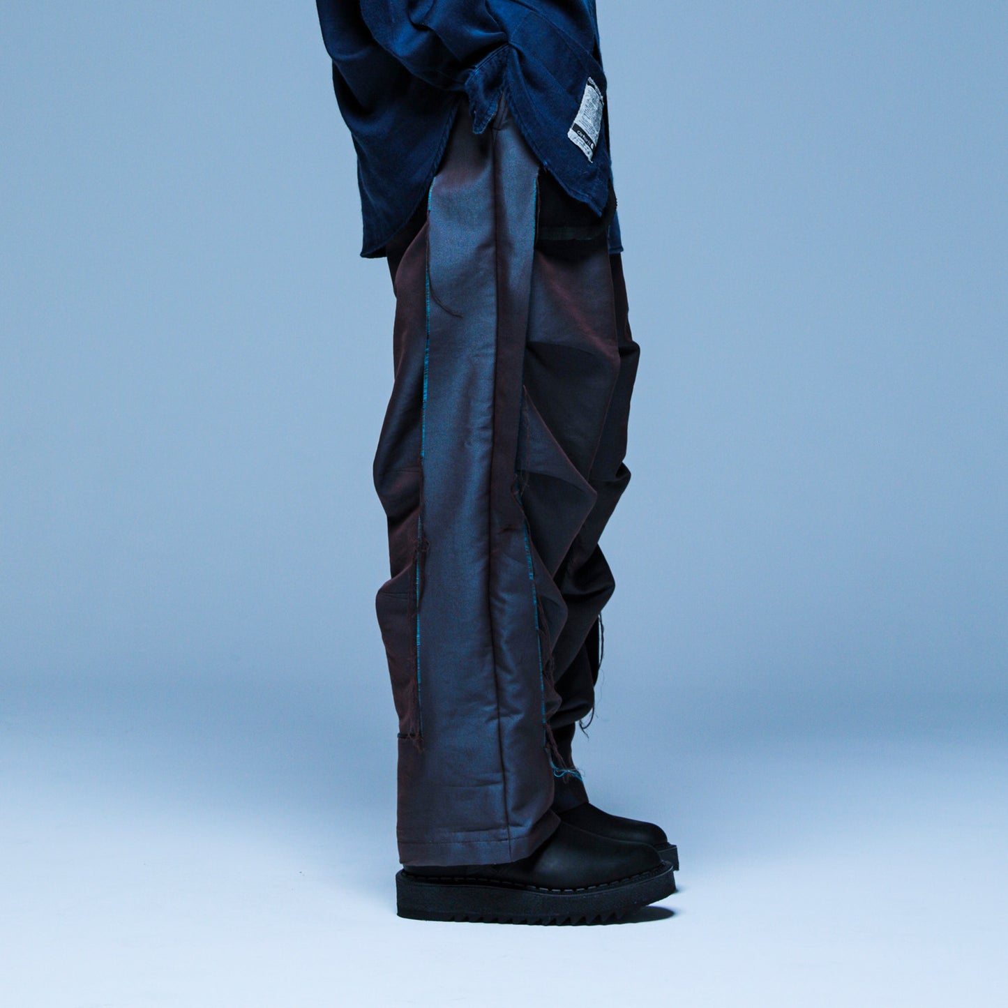 MUZE TURQUOISE LABEL - SOLARO 3D TROUSERS(BROWN)ミューズ ソラーロ トラウザー ブラウン