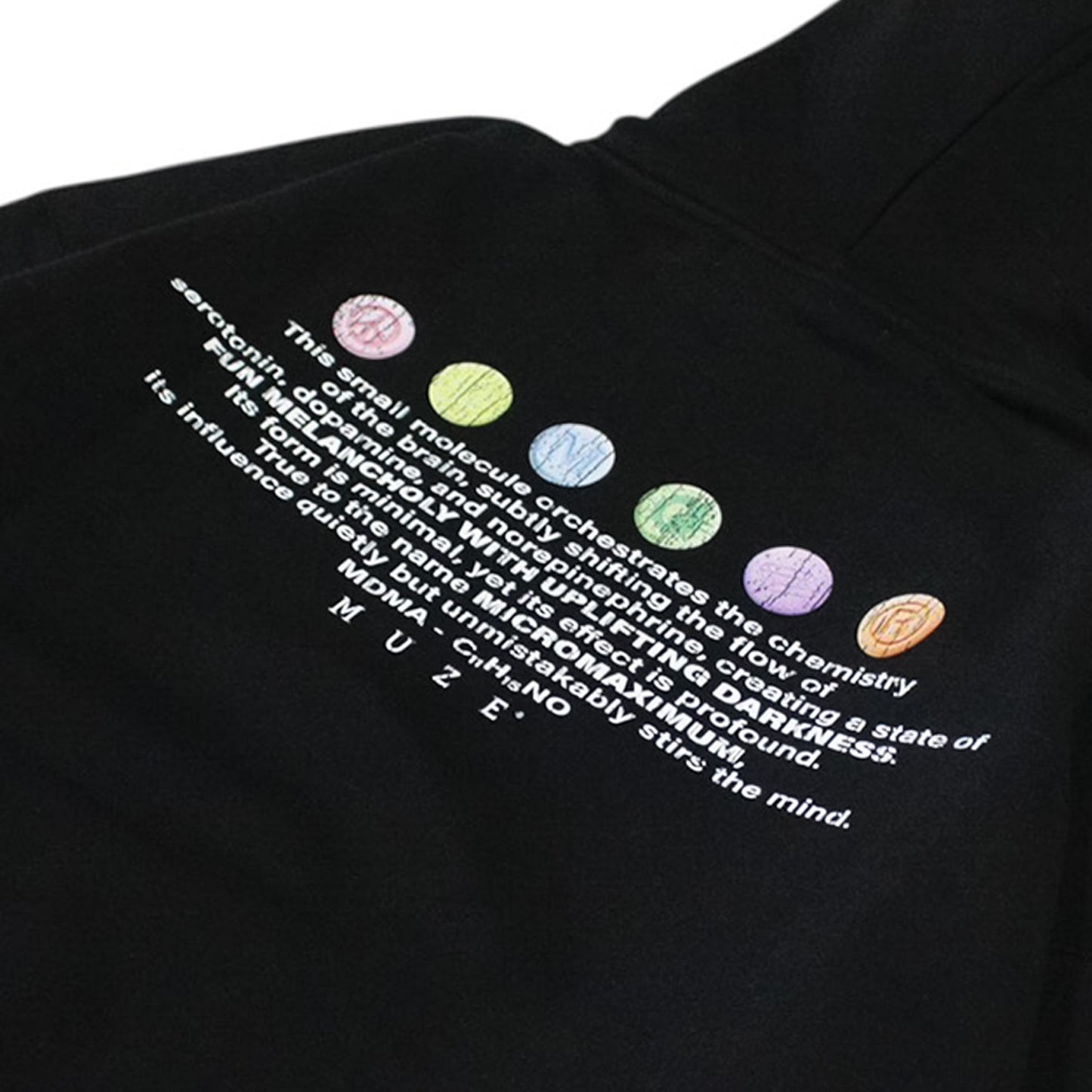 MUZE®︎ TURQUOISE LABEL -【MUZE®︎ MICROMAXIMUM TABLET WIDE SWEAT HOODIE】ミューズ マイクロマキシマム タブレット ワイド スウェット フーディ