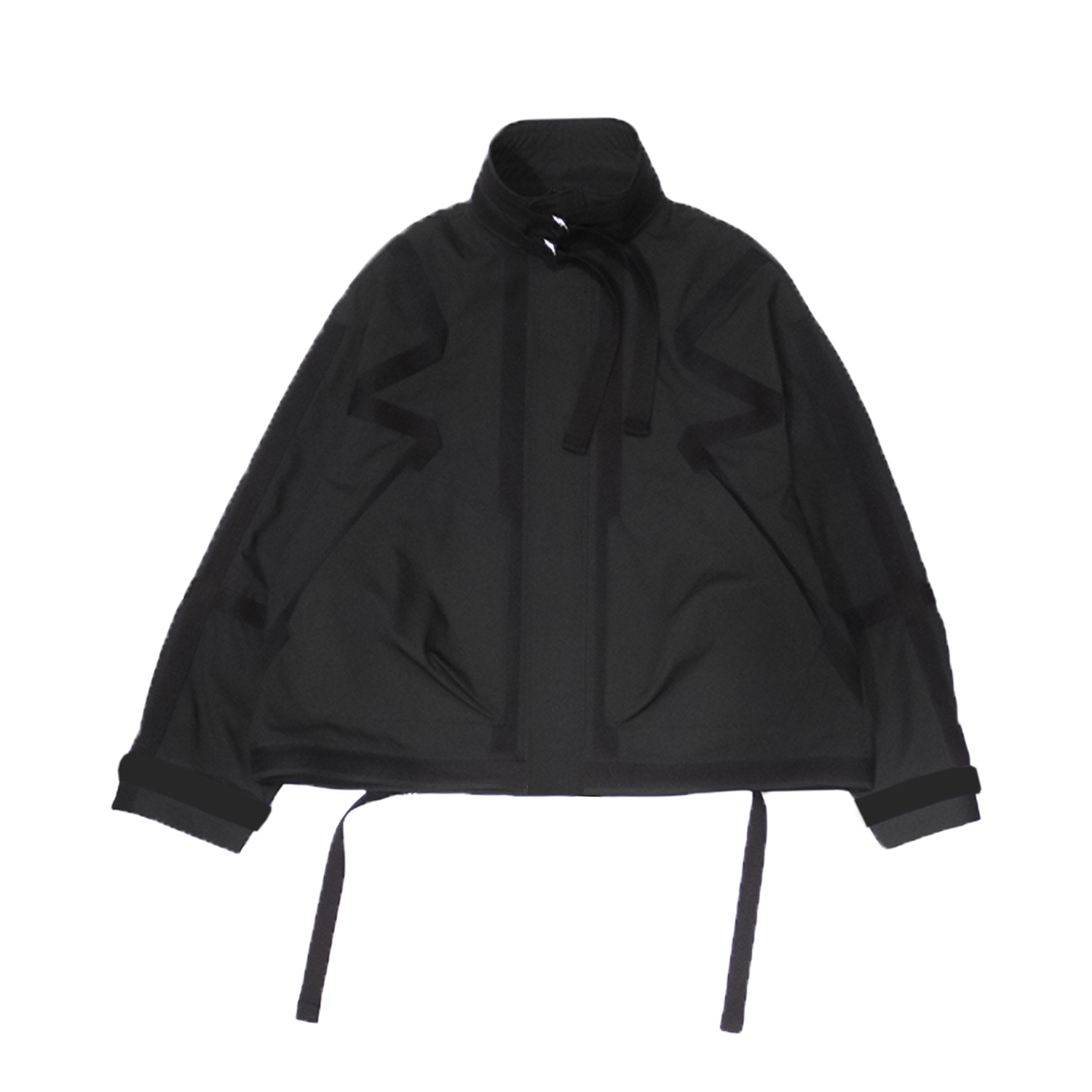 ジャケット・アウター MUZE TURQUOISE LABEL - OVERSIZED BELTED MUZE TURQUOISE LABEL - OVERSIZED BELTED BLOUSON(BLACK)ミューズ