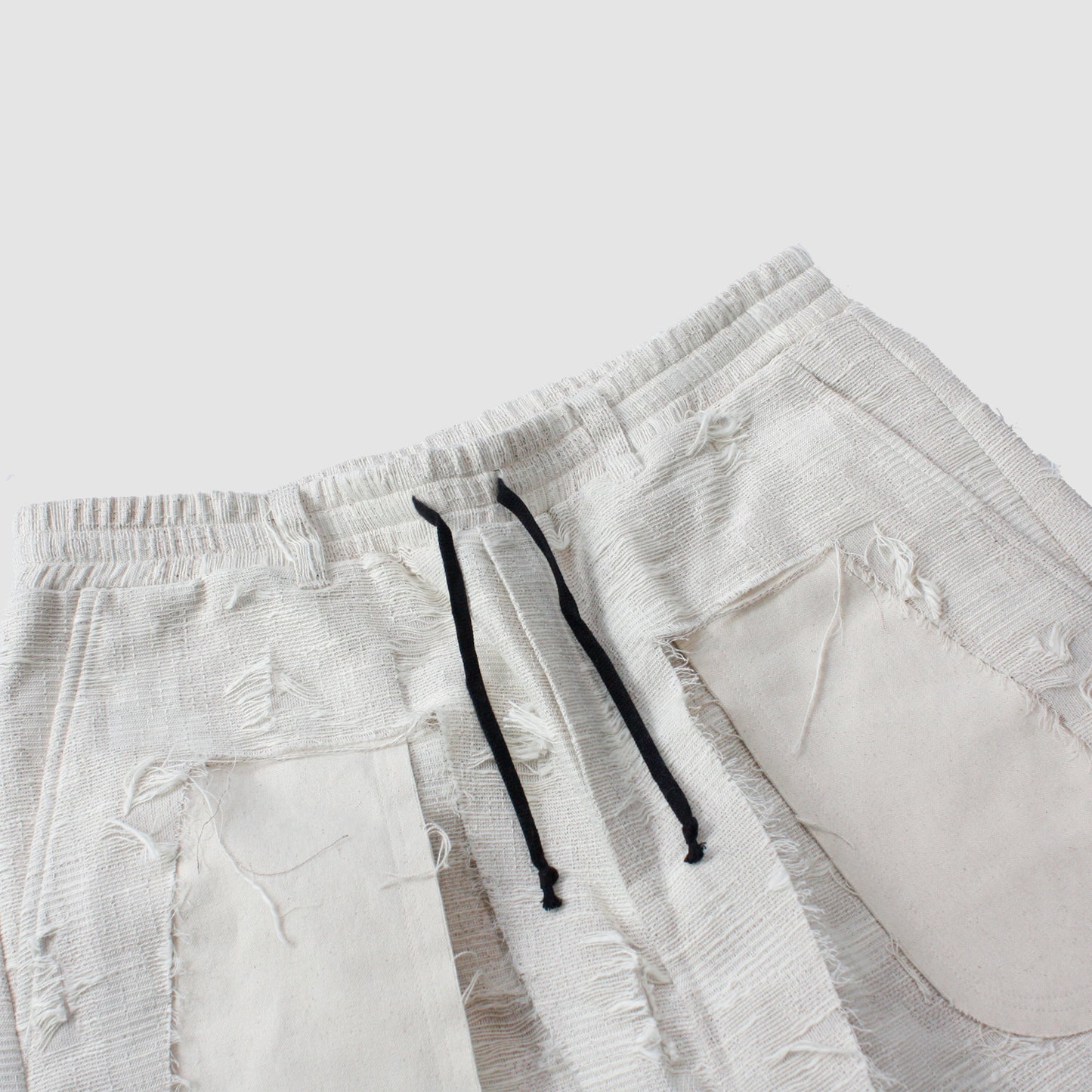 MUZE TURQUOISE LABEL - ×MINUS CUT JACQUARD 3D TROUSERS(OFF WHITE)ミューズ マイナス カットジャガード トラウザー オフホワイト