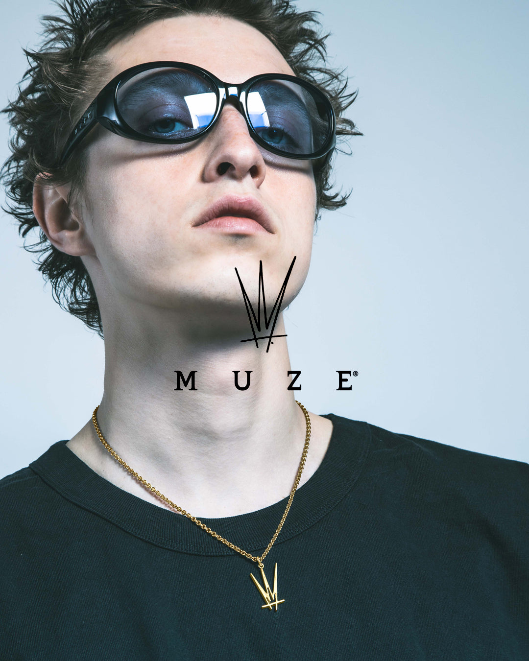 MUZE ×OLI CROWN NECKLACE (GOLD)ミューズ オリ クラウン ネックレス シルバー SV925 K18