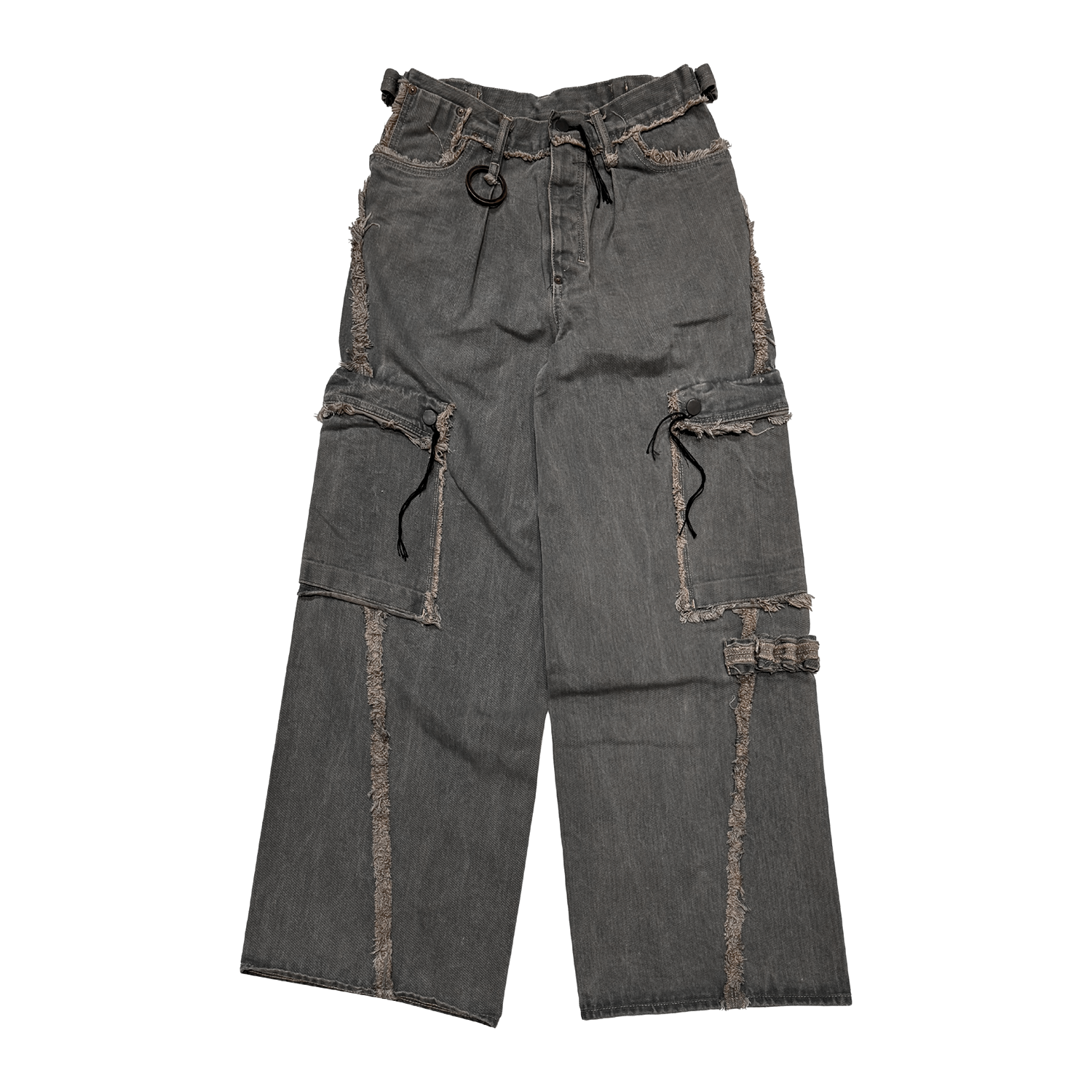 MINUS -【Slash Seam Twist Cargo Jeans(DUST GRAY)】マイナス デニム MINUS -【Slash Seam Twist Cargo Jeans(DUST GRAY)】マイナス デニム