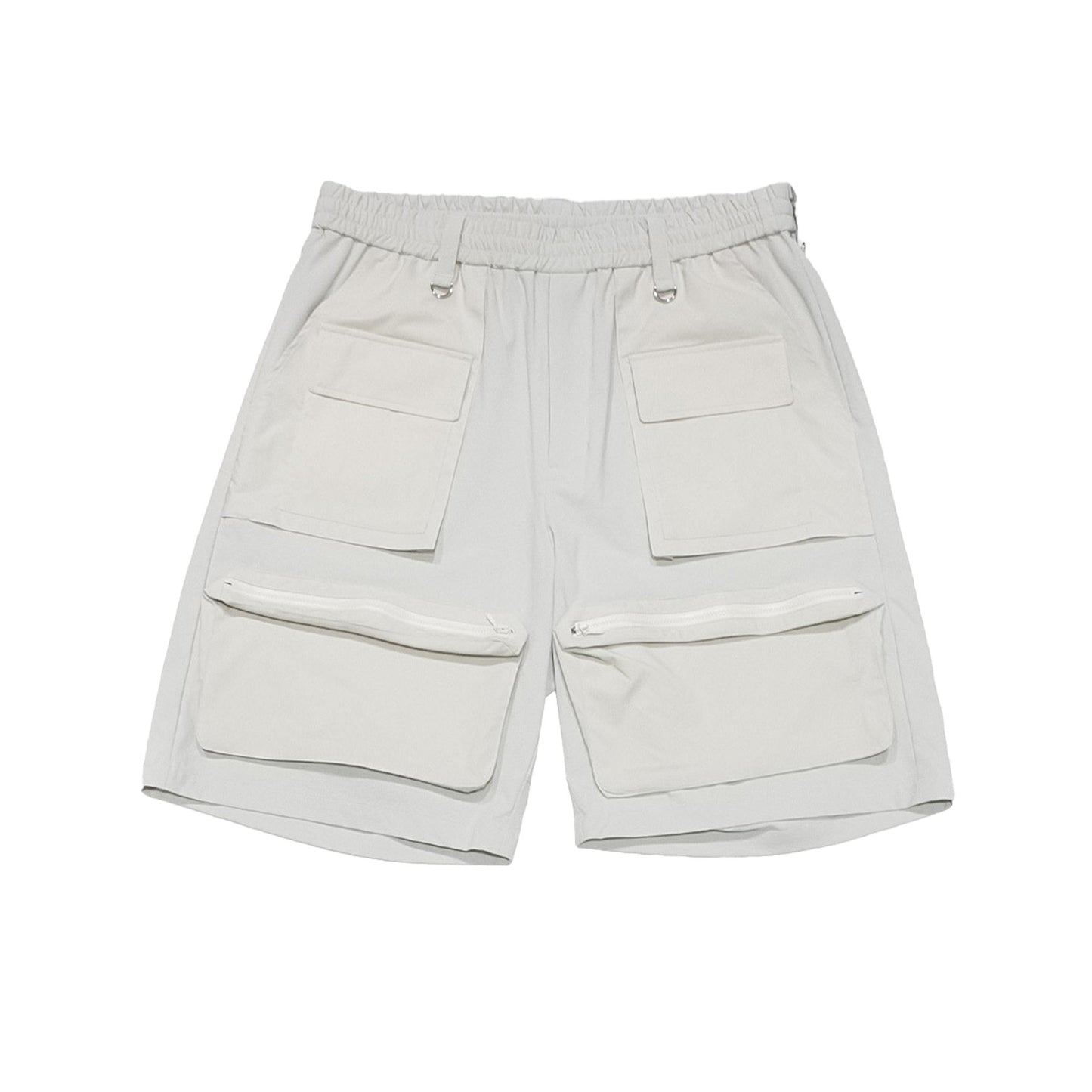 MUZE TURQUOISE LABEL - RIP STOP POCKET SHORTS(WHITE) ミューズ ショーツ ポケット リップストップ ホワイト