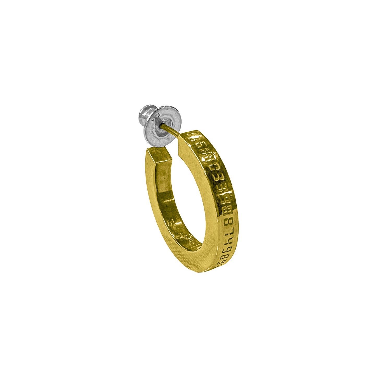 MUZE -【GOLDEN RATIO EARRINGS(GOLD)】ミューズ ピアス 黄金比 SV925 K18 ゴールド