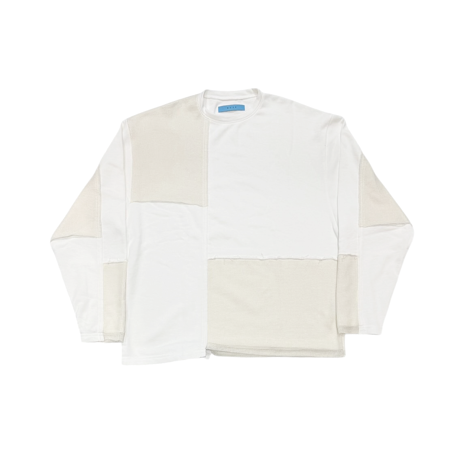 MUZE®︎ TURQUOISE LABEL -【MESH PANEL SWITCHING SW PO(WHITE