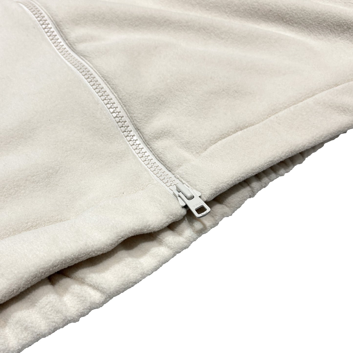 MUZE TURQUOISE LABEL -【HOODED FLEECE BLOUSON(WHITE)】ミューズ フード フリース ブルゾン ホワイト