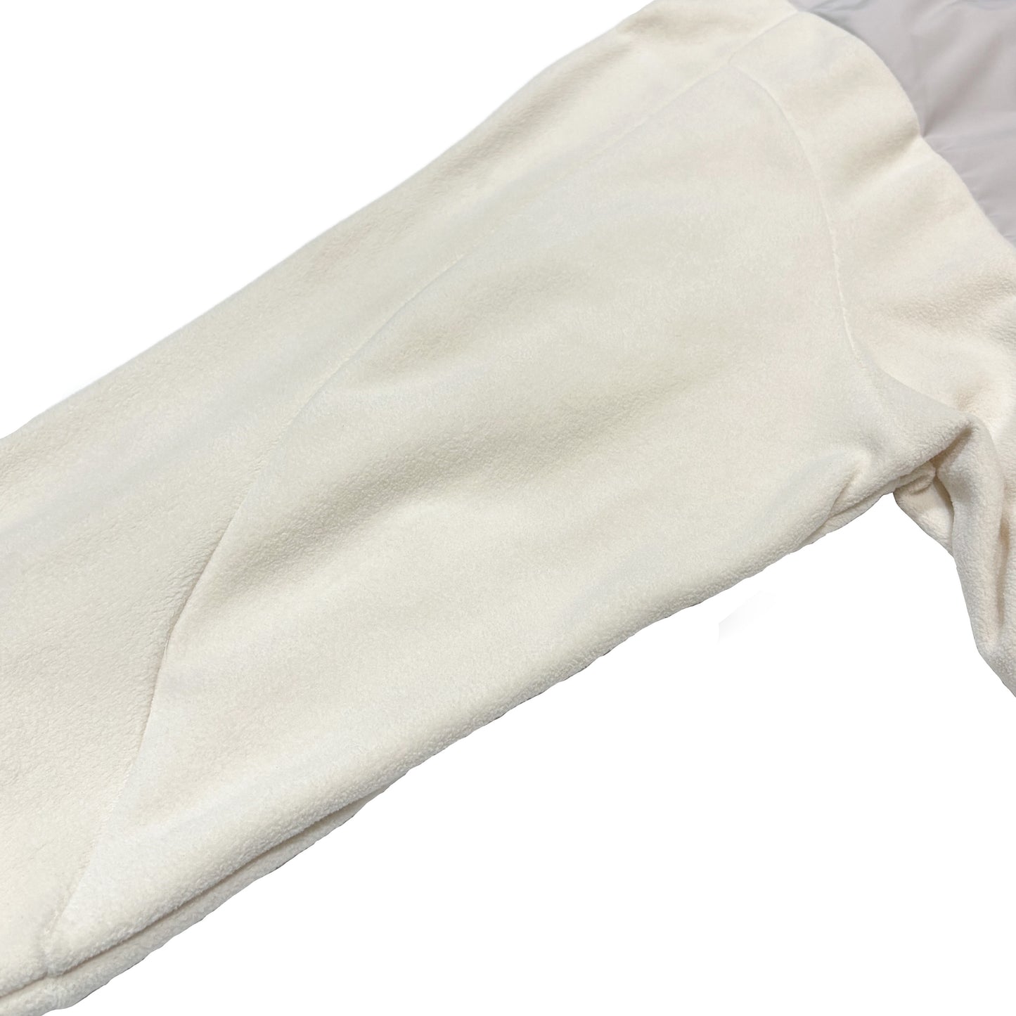 MUZE TURQUOISE LABEL -【HOODED FLEECE BLOUSON(WHITE)】ミューズ フード フリース ブルゾン ホワイト