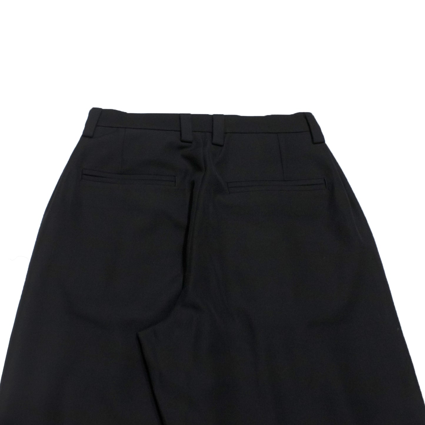 MUZE TURQUOISE LABEL -【OVERSIZED BIG WOOL WIDE TROUSERS(BLACK)】ミューズ オーバーサイズ ビッグ ワイド トラウザー ブラック