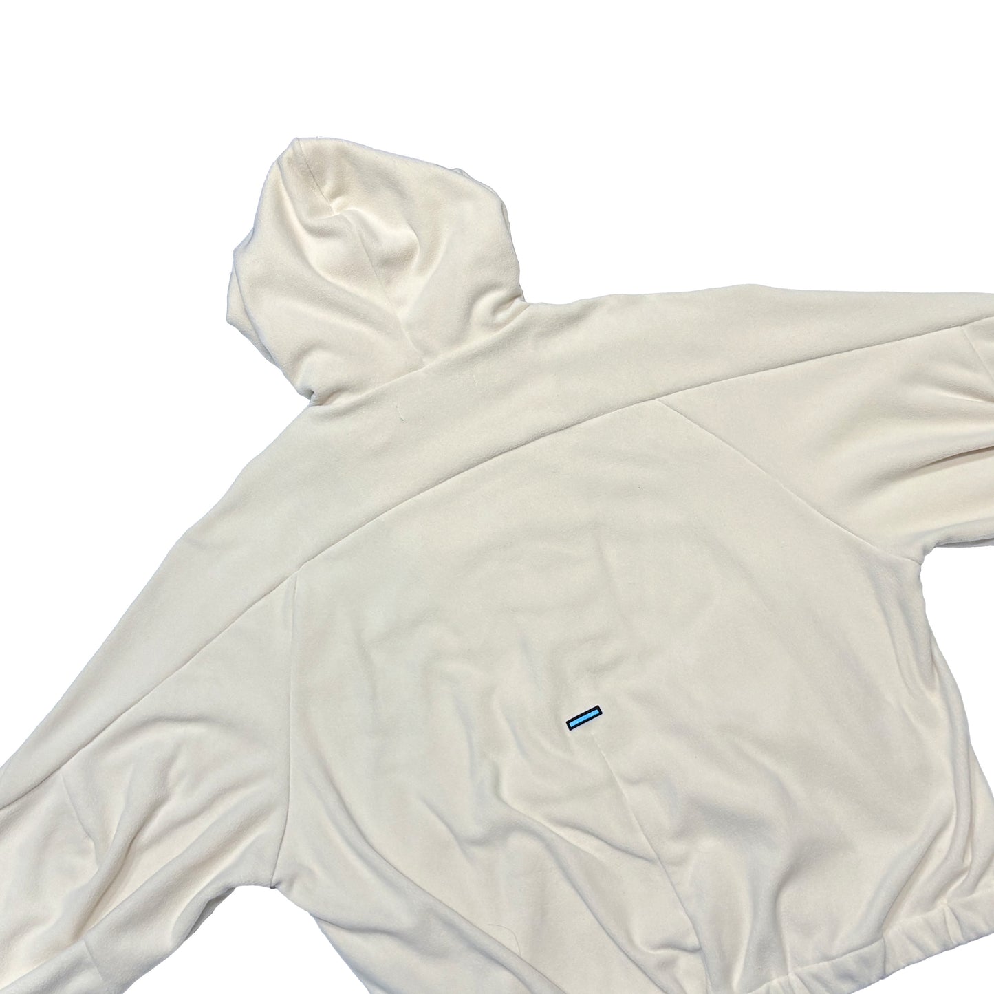 MUZE TURQUOISE LABEL -【HOODED FLEECE BLOUSON(WHITE)】ミューズ フード フリース ブルゾン ホワイト