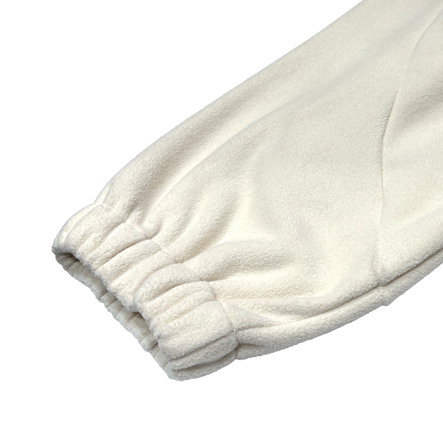 MUZE TURQUOISE LABEL -【HOODED FLEECE BLOUSON(WHITE)】ミューズ フード フリース ブルゾン ホワイト