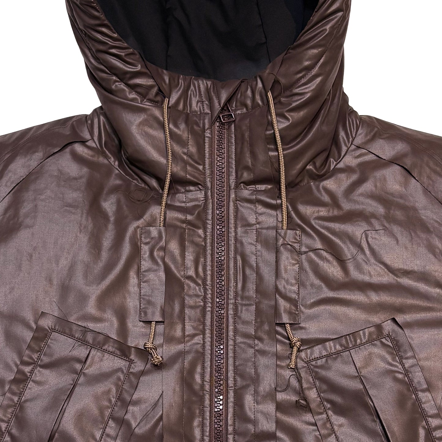 MUZE TURQUOISE LABEL -【INSIDE OUT BIG WAX JACKET(BROWN)】ミューズ インサイドアウト ビッグ ワックス ジャケット ブラウン