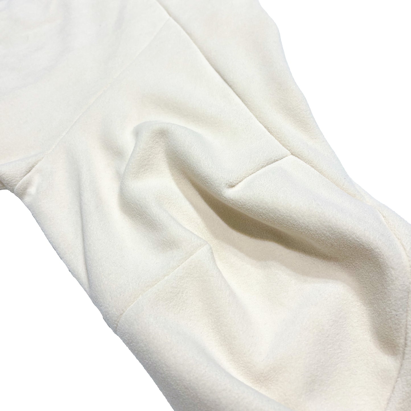 MUZE TURQUOISE LABEL -【HOODED FLEECE BLOUSON(WHITE)】ミューズ フード フリース ブルゾン ホワイト