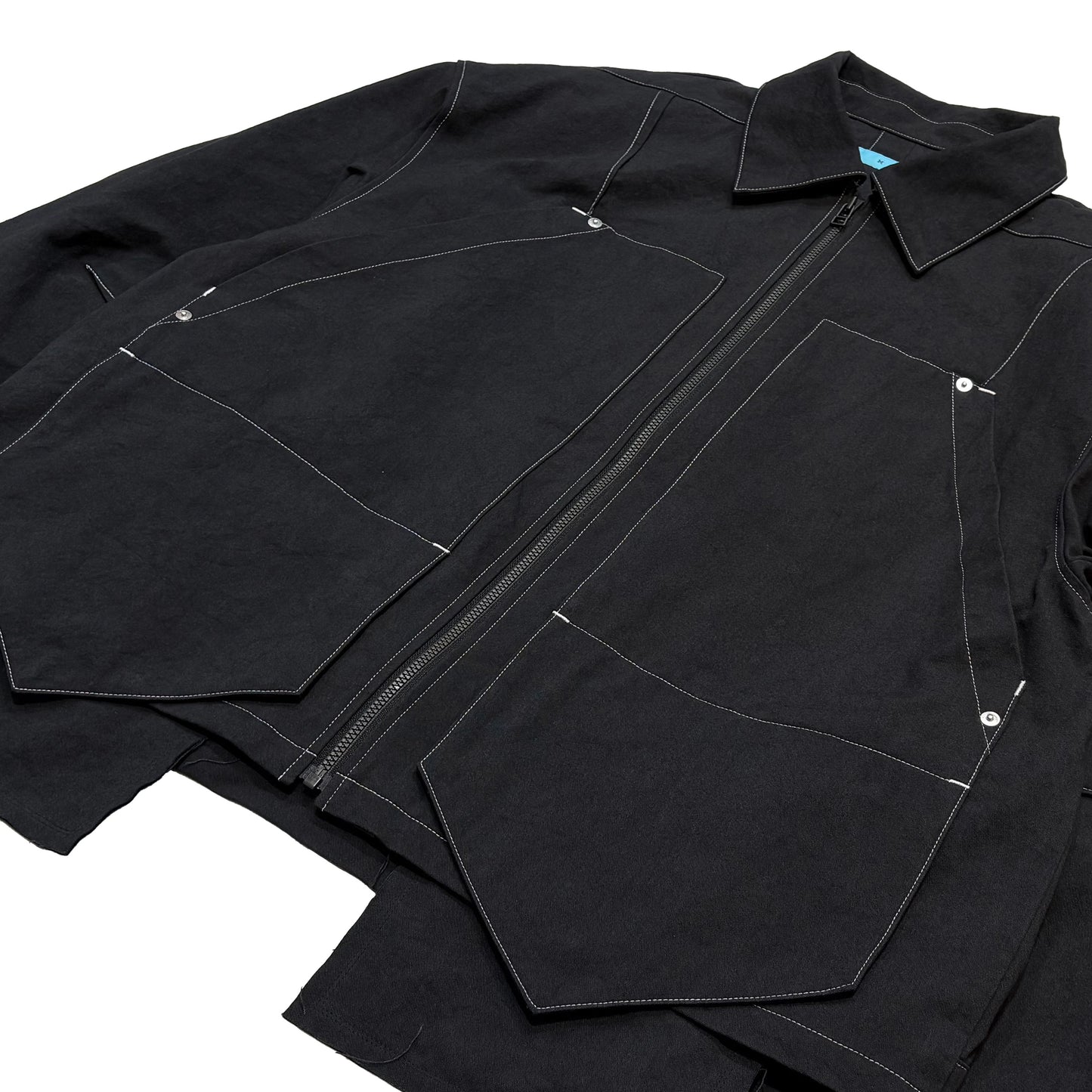 MUZE TURQUOISE LABEL -【FORM FOLLOWS FUNCTION JACKET (BLACK×WHITE)】ミューズ FFF ジャケット ブラック ホワイト