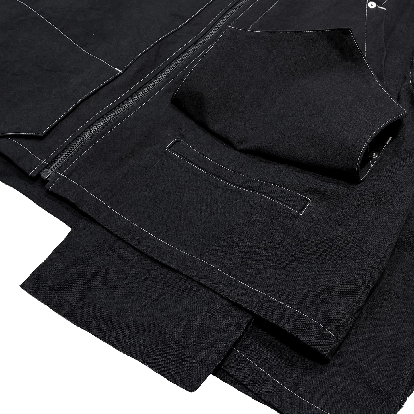 MUZE TURQUOISE LABEL -【FORM FOLLOWS FUNCTION JACKET (BLACK×WHITE)】ミューズ FFF ジャケット ブラック ホワイト