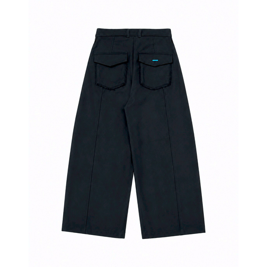 MUZE TURQUOISE LABEL -【MUZE® SWITCHING WIDE SLACKS】ミューズ スイッチング ワイド スラックス
