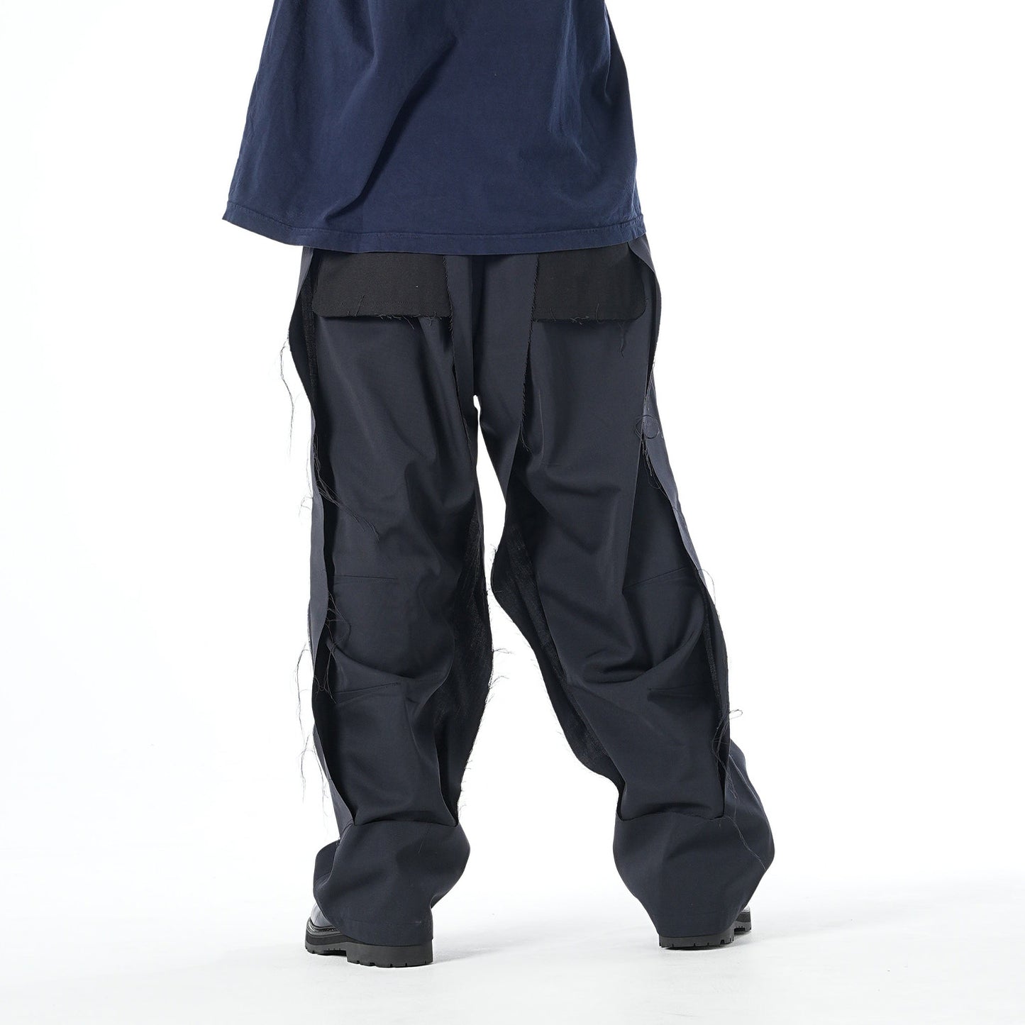 MUZE TURQUOISE LABEL - 【COTTEN DYED TWILL 3D TROUSERS(BLACK)】ミューズ コットン ツイル トラウザー ブラック