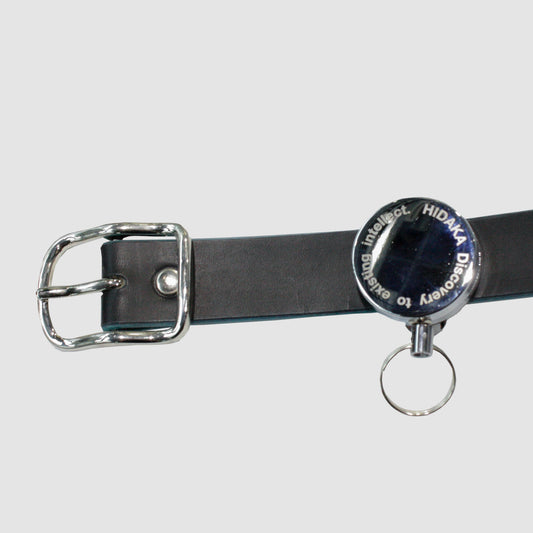 MUZE TURQUOISE LABEL - × HIDAKA REEL KEY BELT(BLACK×TURQUOISE) ミューズ ヒダカ ベルト ブラック×ターコイズ