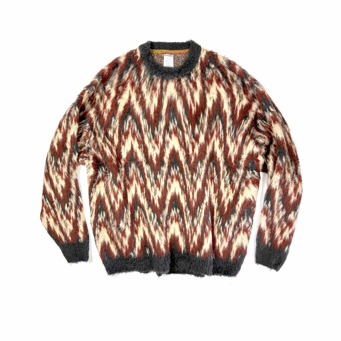 FACCIES - Used Cotton Shaggy PO(WINE) ファッチーズ シャギー プルオーバー ワイン
