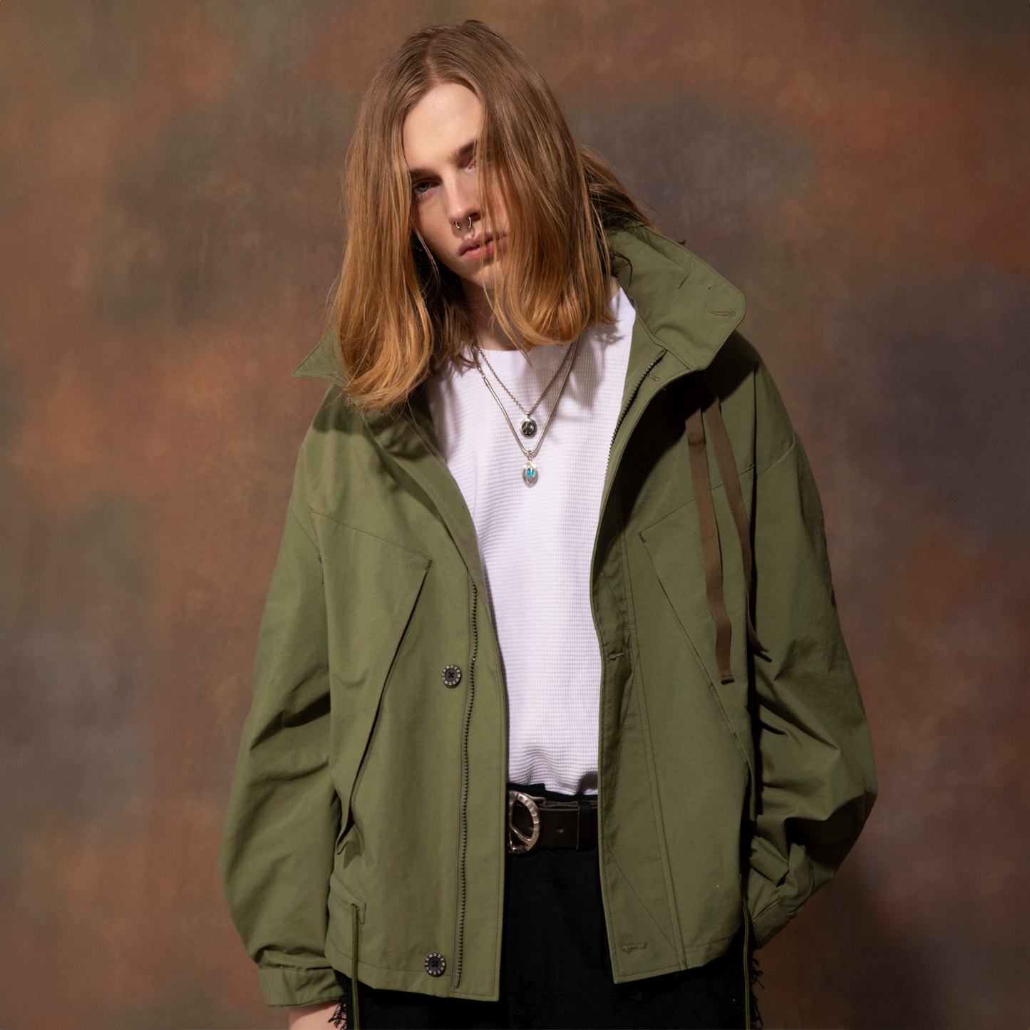 MUZE TURQUOISE LABEL - M-65 SHORT BLOUSON(KHAKI) ミューズ ショート ブルゾン カーキ
