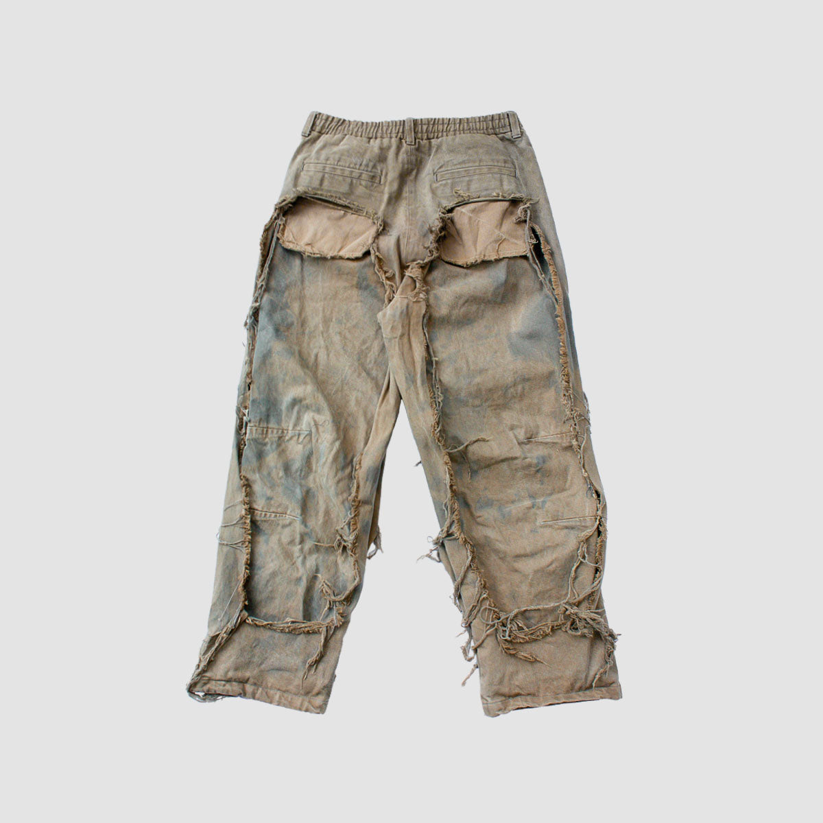 MUZE TURQUOISE LABEL - ×MINUS DENIM 3D TROUSERS(VEGETABLE DYE) (DUST BLUE)ミューズ 2023年秋冬 マイナス デニム トラウザー 草木染め ダストブルー