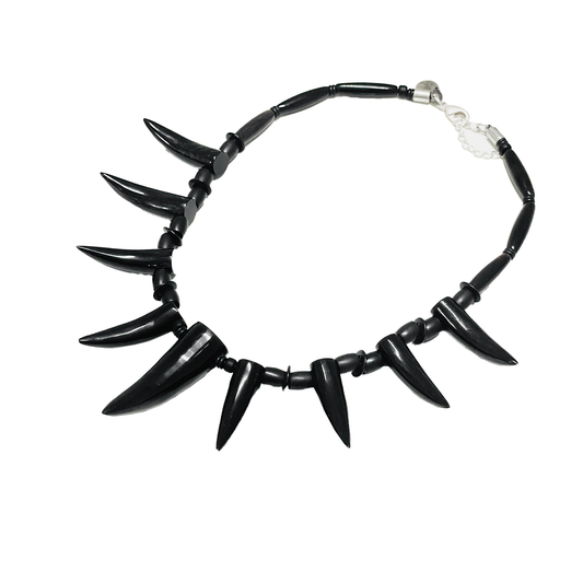 GARA -【COAL HORN NECKLACE(BLACK)】ガラ ホーン ネックレス 水牛 ブラック