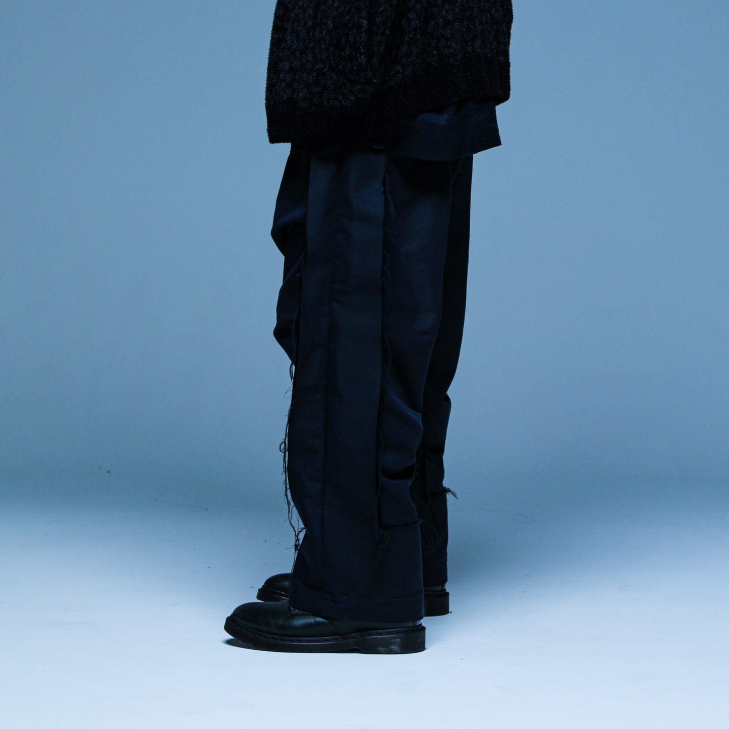MUZE TURQUOISE LABEL - SOLARO 3D TROUSERS(NAVY)ミューズ ソラーロ トラウザー ネイビー